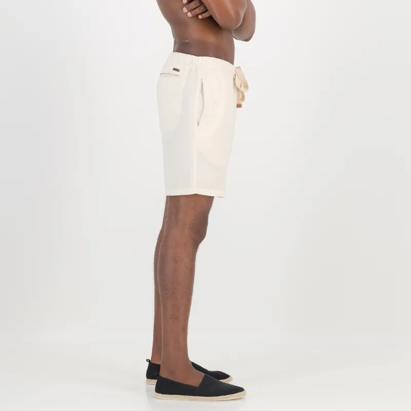 Regular Fit Shorts - Solid Cream - Image 2