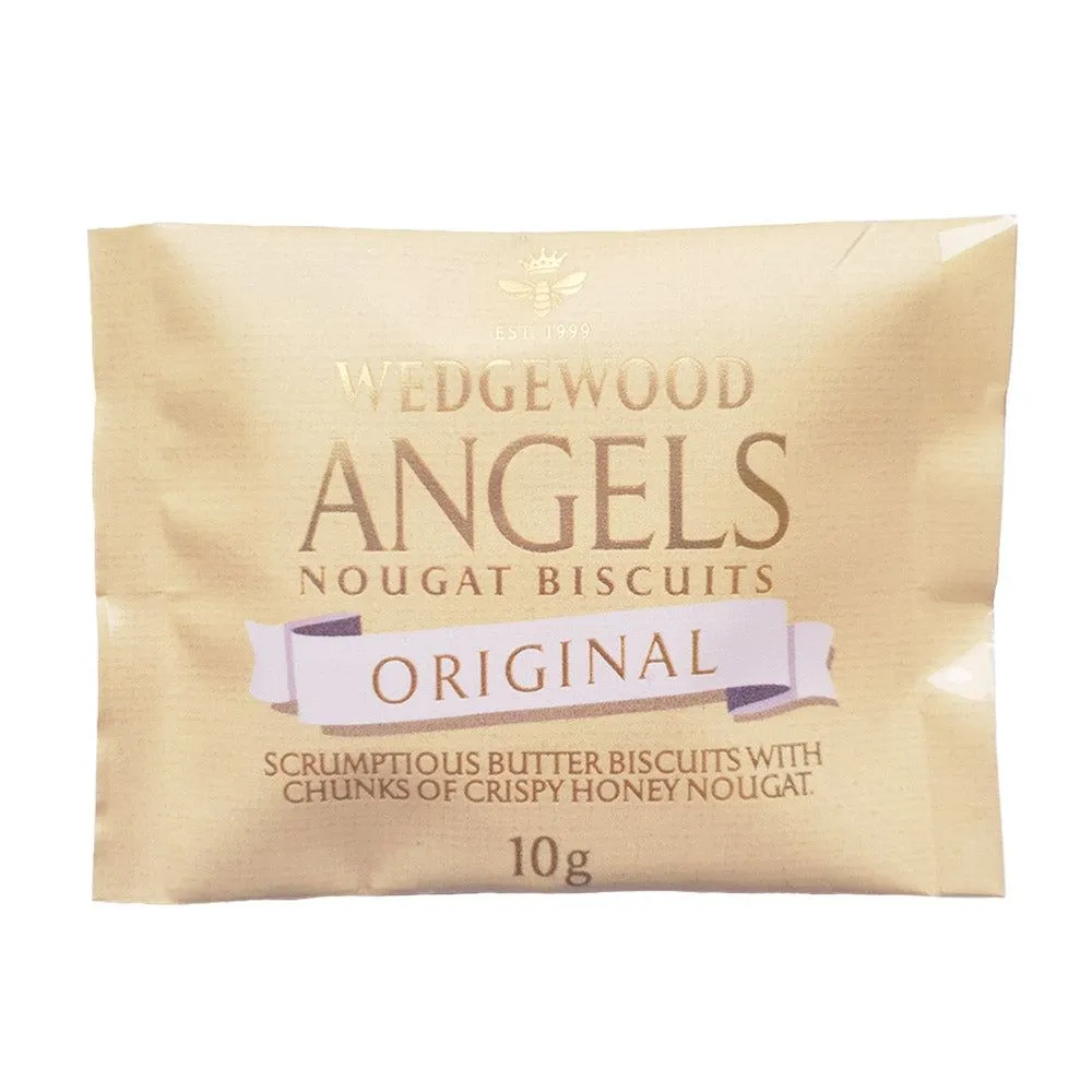 Angels Honey Nougat Biscuits - Original Single Serving 10g (Box of 60) (Next Day Delivery Product)