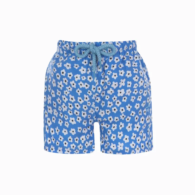 Kids Shorts | Baby Daisy / Blue - Image 1