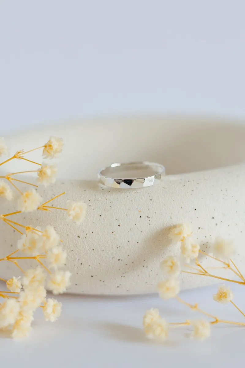 Hammered Band Ring - Image 1