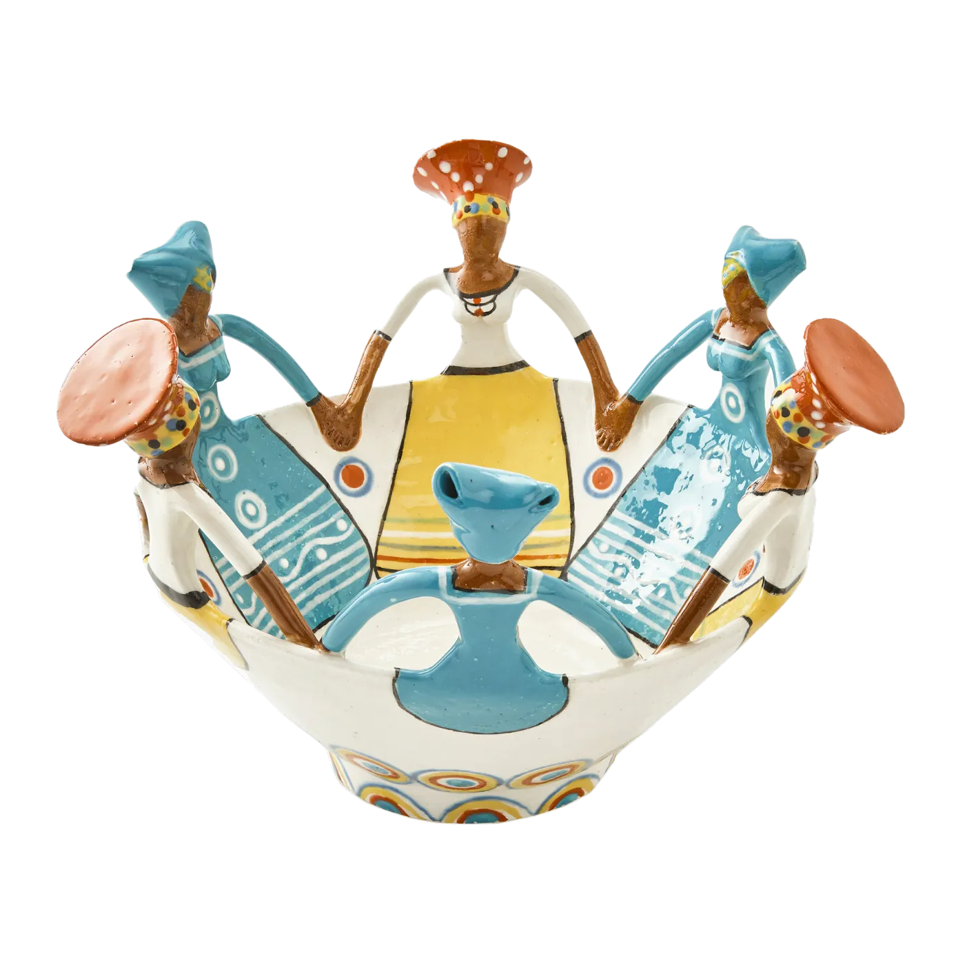 6Lady Women of Africa Ubuntu Bowl Zulu & Xhosa