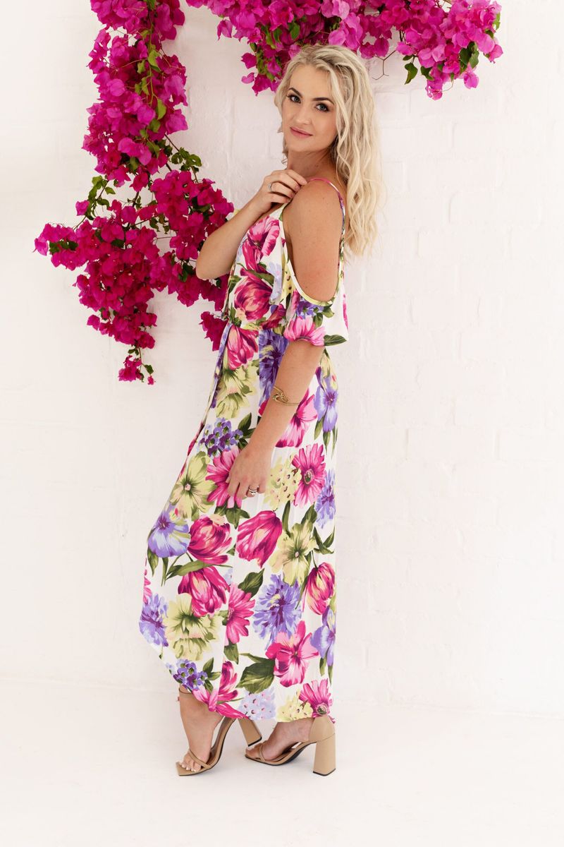 Ladies Dress-Hibiscus