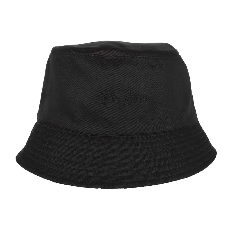 Into Africa Black Reversible Leopard Print Grey Bucket Hat - Image 4