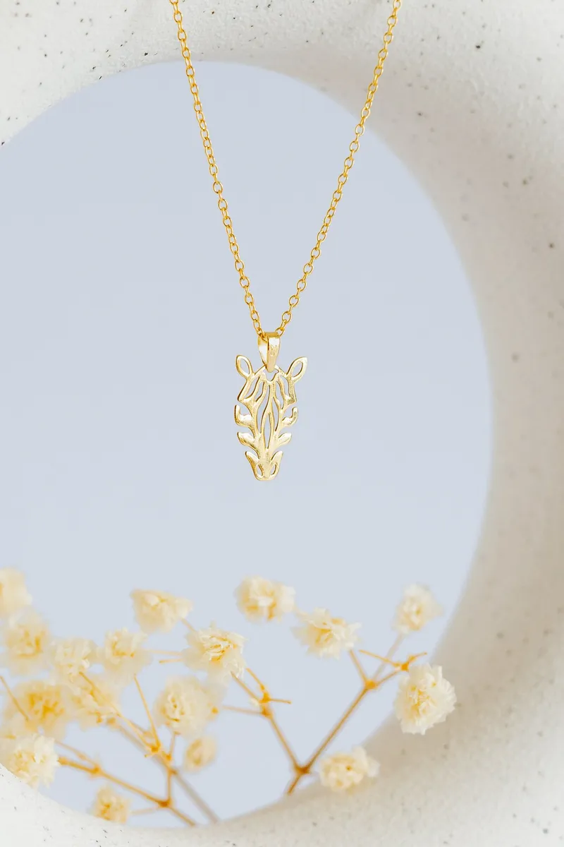 Zebra Face Pendant - Image 1