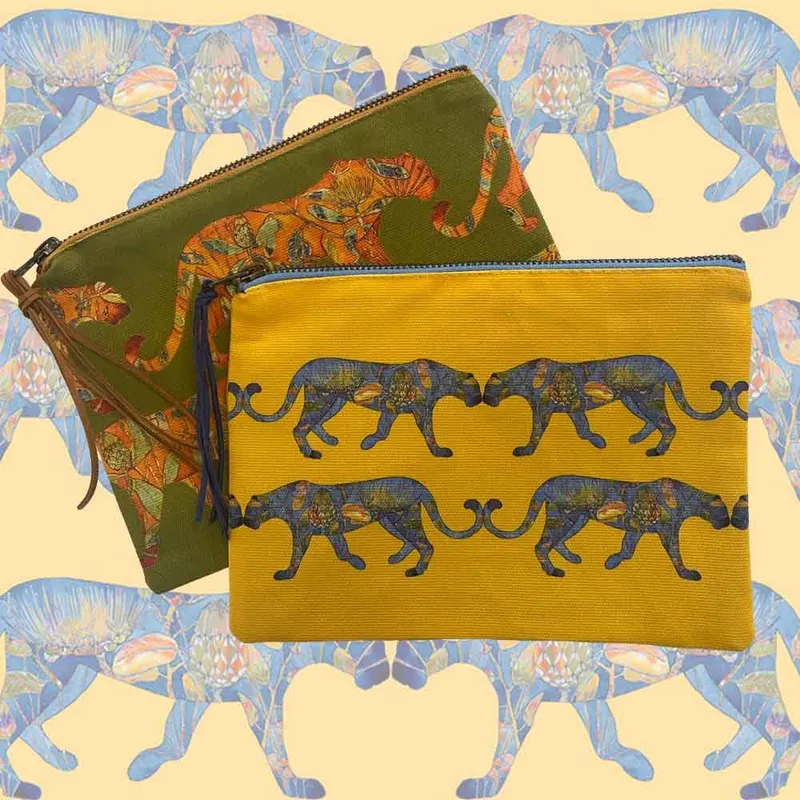 Accessory Bag: Walking Leopards - Image 2