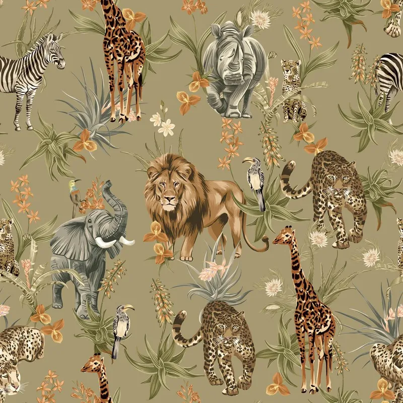 Men's Ss Safari Animal Shirt - Image 2