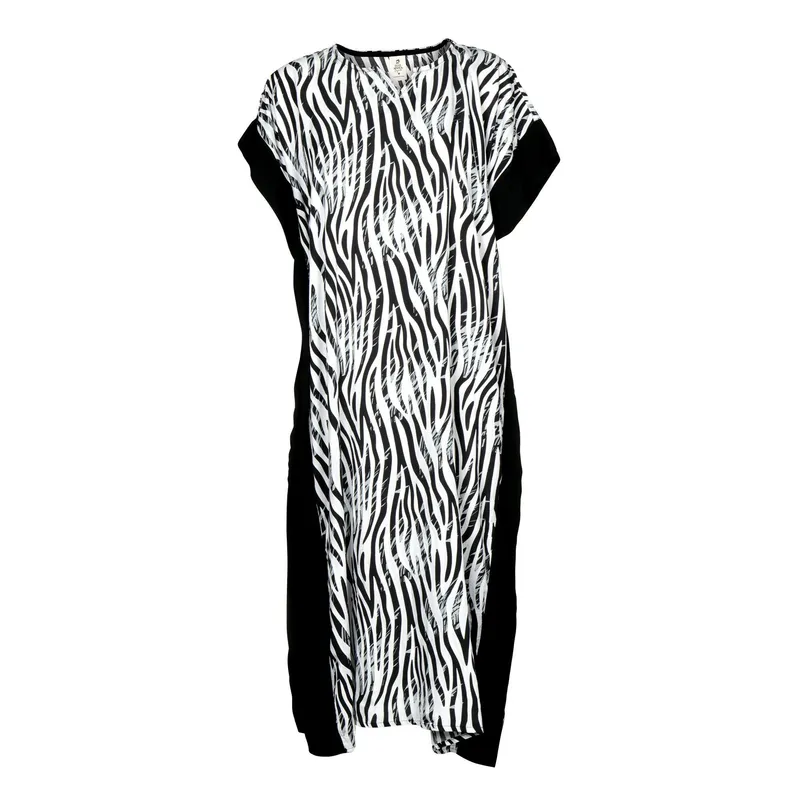 Ladies Long Animal Print Kaftan - Image 1