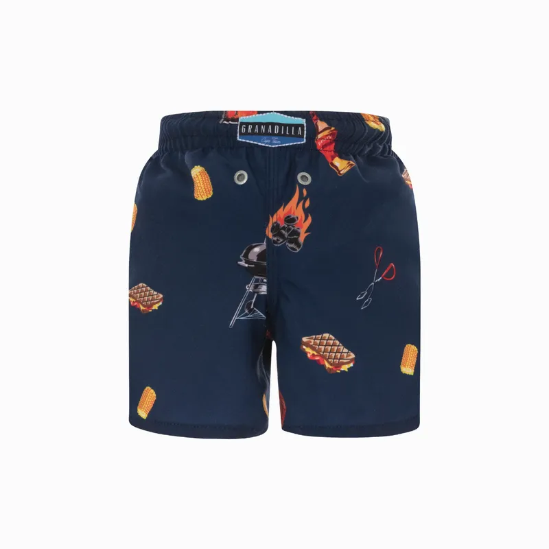 Kids Swim Shorts | Braai / Navy - Image 2