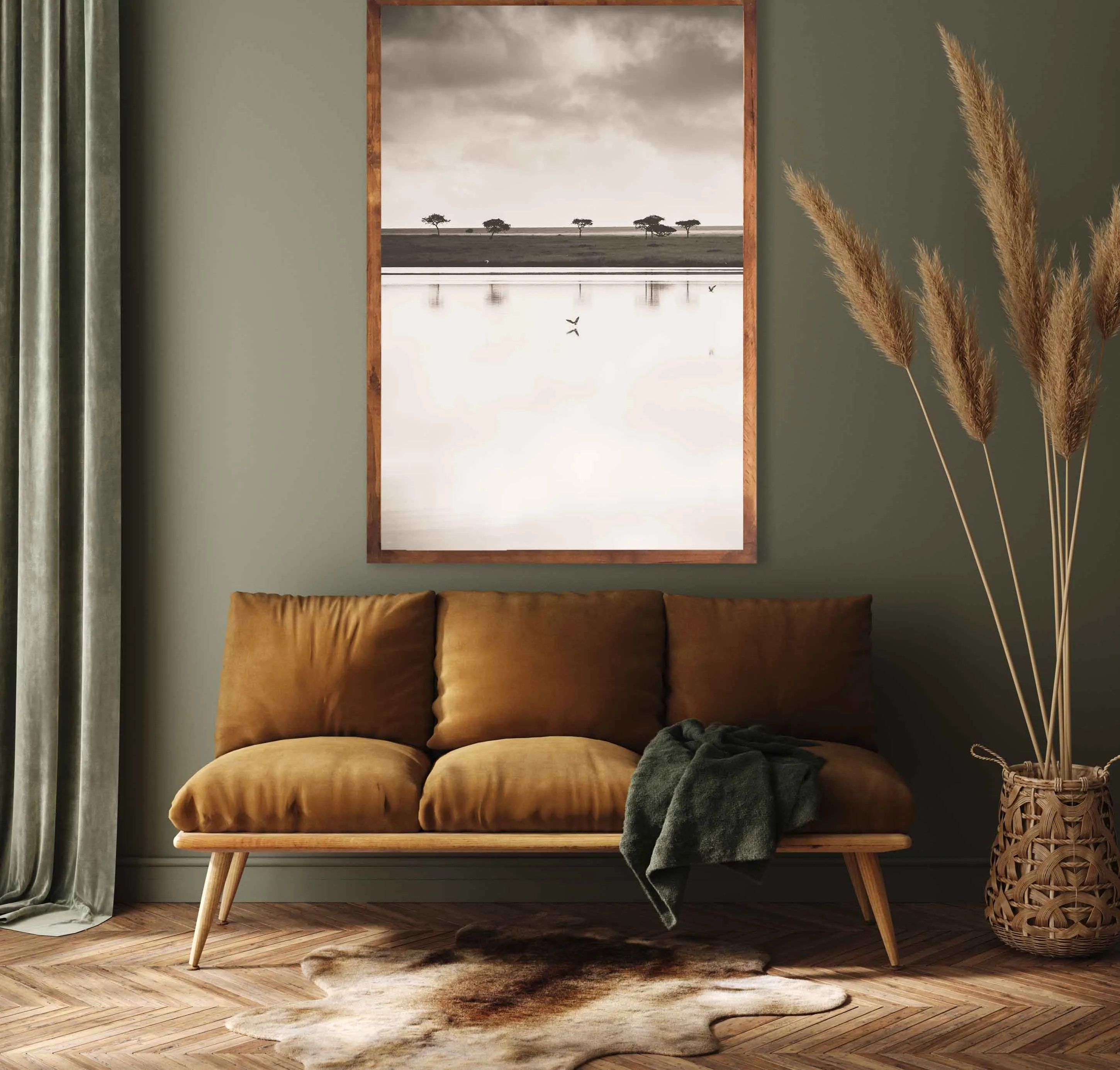 Flight Raw wood frame PERFECT CONDITION