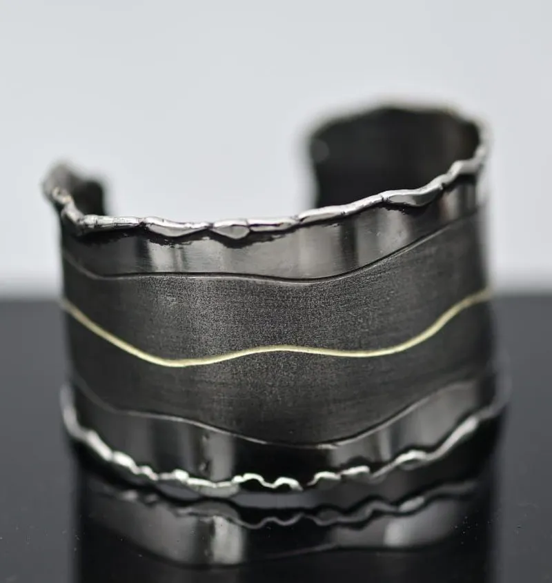 Abstract Brass and Antique Nickel Plated - Image 1