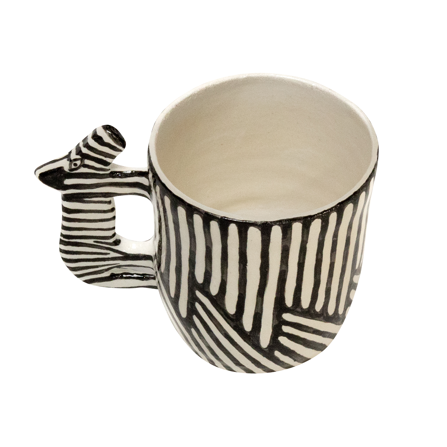 Zebra Handle Mug - standard size