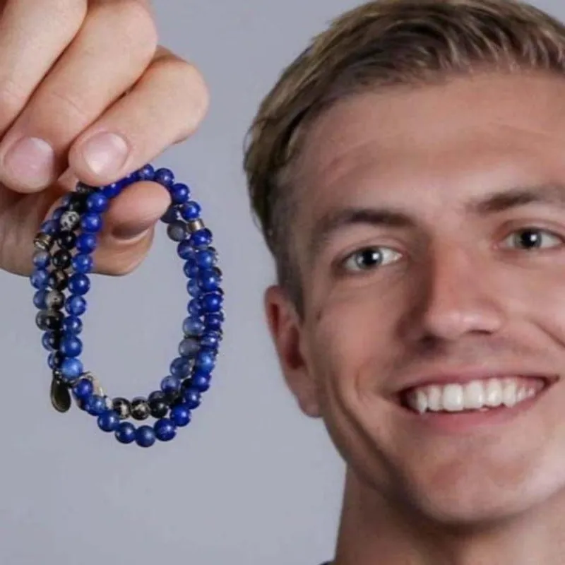 Zambian Amethyst Beaded Bracelet - Image 8