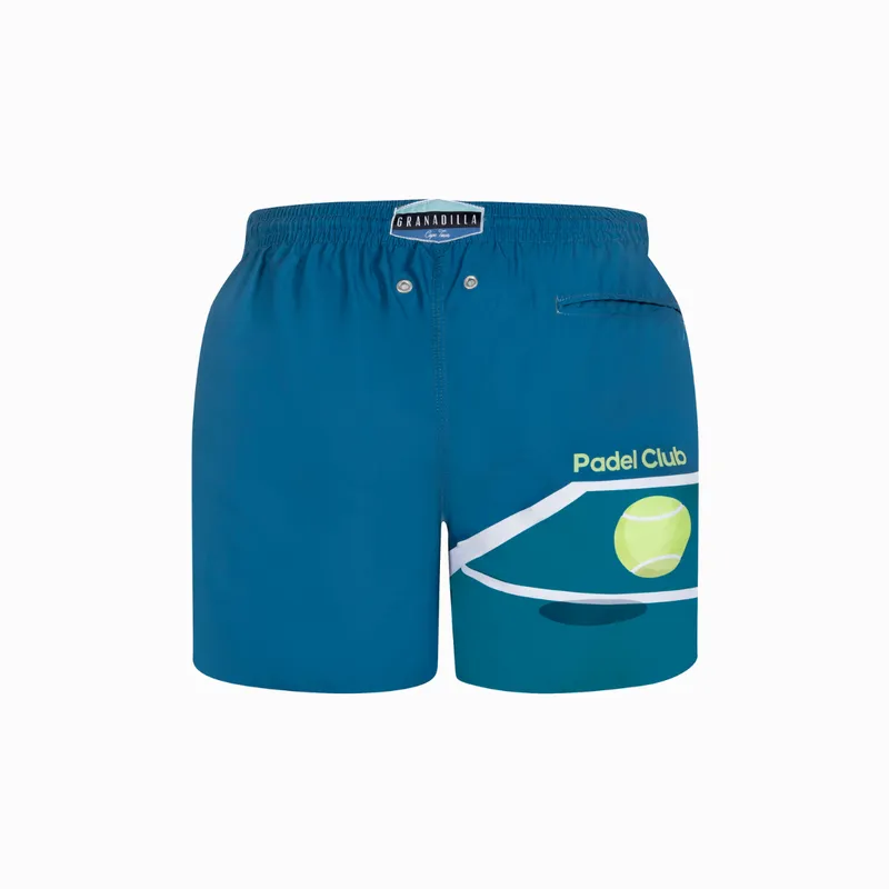 Mid-length Swim Shorts | Padel Club / Emerald - Image 6