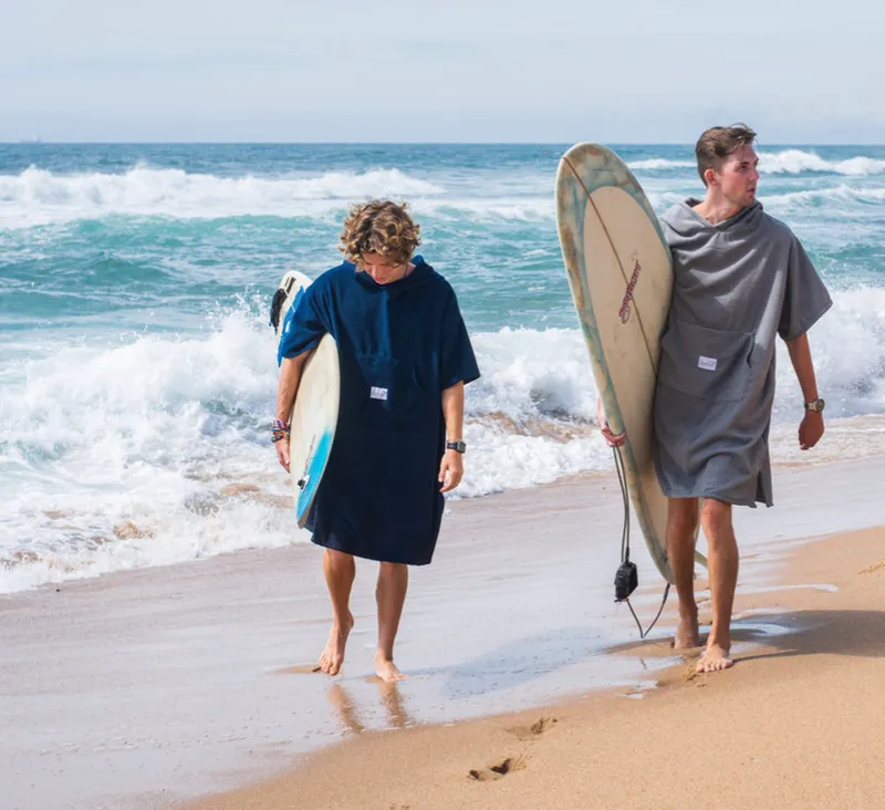 Hooded Towel Changing Poncho - Image 1