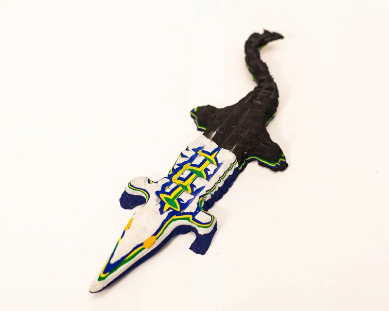 Crocodile Sculpture – Recycled Flip Flop Handmade African Art - Image 12